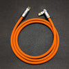 "Chubby" 90° Elbow Design Fast Charge Cable - Orange
