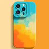 "Colorful Watercolor" Silicone Full Cover Bumper Protective iPhone Case - T1