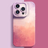 "Colorful Watercolor" Silicone Full Cover Bumper Protective iPhone Case - T4