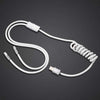 "Chubby Plus" 2 IN 1 Fast Charge Cable (C+Lightning) - St. Patrick's Day Edition - White