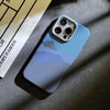 Simple Kevlar Textured MagSafe iPhone Case - Blue