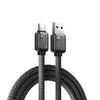 Travel-Inspired 100W Braided Fast Charging Cable - Black