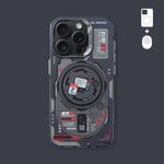 "Ultimate Protection" Magsafe iPhone Case and Grip Set with Mech Design