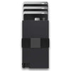 "Cyber" Aluminum Metal Card Holder For RFID Protection - Black